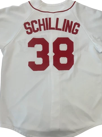 Vintage Majestic Boston Red Sox Curt Schilling #38 Men’s XL  Baseball Jersey Cover