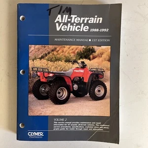 Clymer ProSeries Manual Volume 2 All-Terrain Vehicle 1988-1992 - Picture 1 of 6