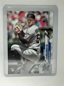 Jordan Yamamoto 2020 Topps Baseball - #249 RC - Miami Marlins - Picture 1 of 2
