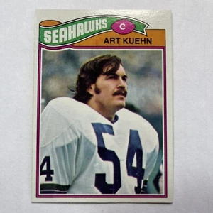 Tarjeta de fútbol americano 1977 Topps Art Kuehn Seattle Seahawks #437 - Imagen 1 de 2