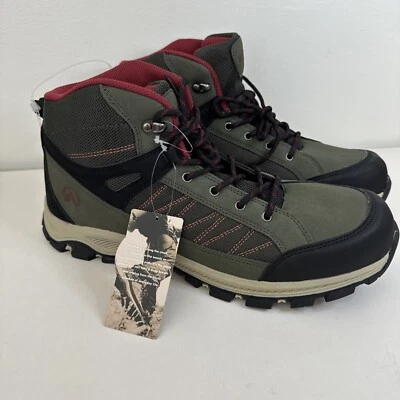 Nevados Botas Senderismo Hombre NUEVO CON ETIQUETAS Verde Beige Negro US 13 Foto 1 de 4