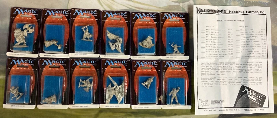 Heartbreaker Magic the Gathering Metal Miniatures Complete Series 1 - Image 1 of 3