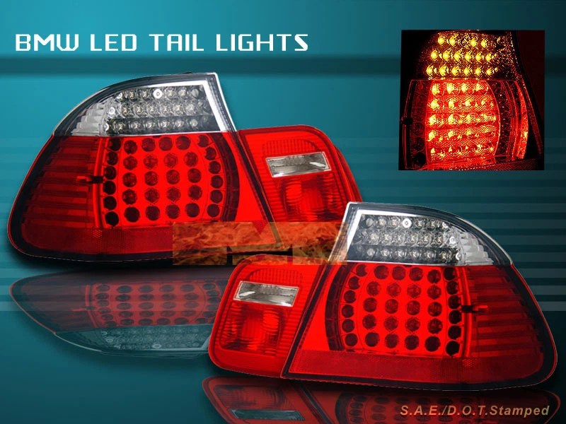 99-03 BMW E46 330 328 325 LUCES TRASERAS LED R/C 2 PUERTAS 00 Foto 1 de 1