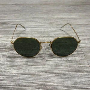 Ray Ban RB 3565 Jack 9196/31 Gold Round Fassung Green Lens 53-20-145mm Italy - Bild 1 von 7