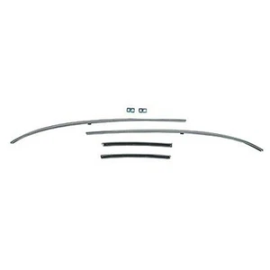 Replacement Stainless Steel Inner Roof Rail Weatherstrip Channel Set - Picture 1 of 3