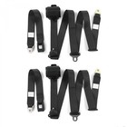 Standard 3 Point Black Retractable Bucket Seat Belt Kit for Chevy Truck S10 1...