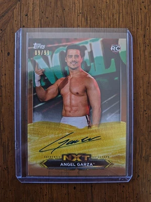 2020 Topps WWE NXT NXT Roster Auto Angel Garza #A-AG Rookie Auto RC 09/99 - Image 1 of 3