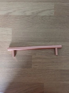 Brushed copper kitchen drawer handles - Picture 1 of 3