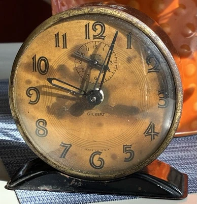 Reloj Despertador Gilbert C Vintage Funciona Parcialmente COMO ESTÁ REPUESTOS REPARACIÓN De Colección Decoración Foto 1 de 4