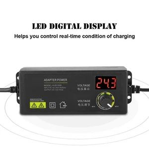 Adjustable Power Supply 3V to 36V 1.7A LED Display Speed Control 60W Charger - Picture 1 of 12