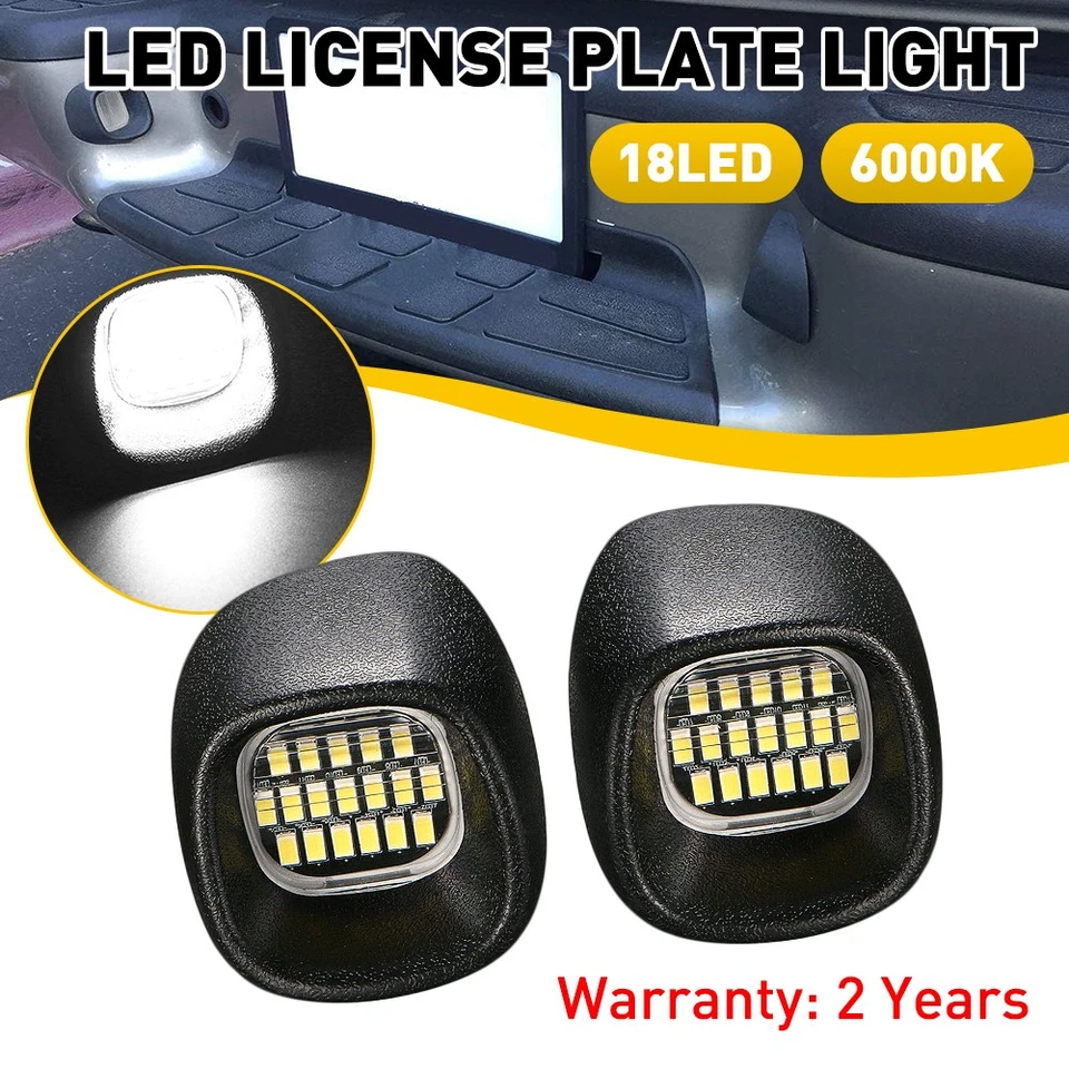 For Chevy S10 GMC Sonoma Blazer Jimmy 18SMD Lamp LED License Plate Bulb Light A6 - Image 1 of 4