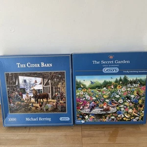 gibsons 1000 piece jigsaw puzzles X2 - Photo 1/11
