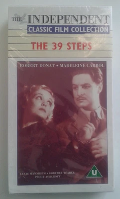 The 39 Steps VHS, The Independent Classic film Collection, INDY 006, sealed - Image 1 of 4