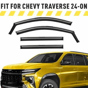 Rain Guards Vent Visors Shade for 2024-2025 Chevrolet (Chevy) Traverse - Picture 1 of 9