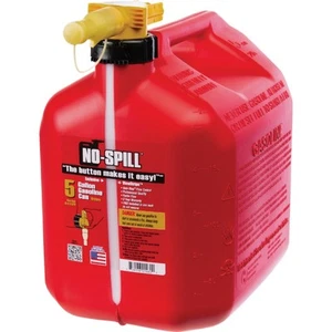 No-Spill ViewStripe 5 Gal. Plastic Gasoline Fuel Can, Red 1460 - Imagen 1 de 4