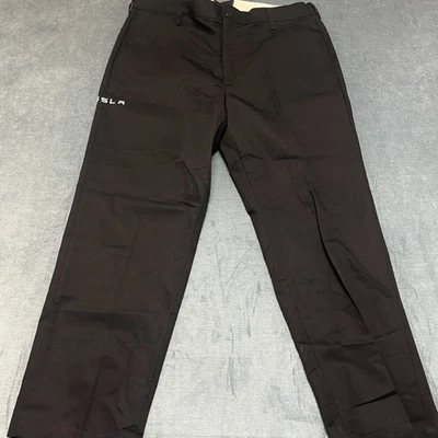 Pantalones de trabajo industriales Red Kap Tesla Dura-Kap para hombre 40x32 algodón negro pierna recta Foto 1 de 4