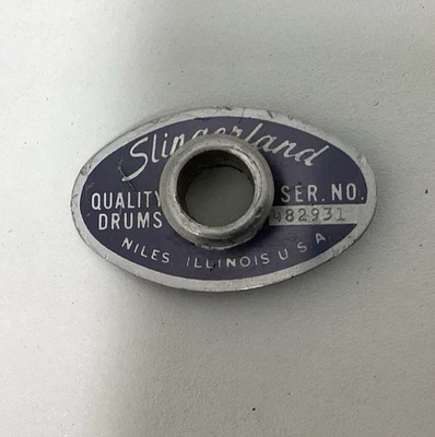 Caja insignia de tambor Slingerland Niles #482931 con ojal Foto 1 de 2