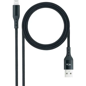 Cable USB 2.0 1m Negro, Compatible para Dispositivos Apple - Imagen 1 de 5