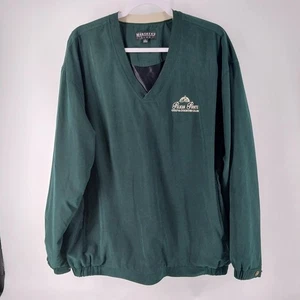 Monterey Club Men's Golf Pullover Jacket  Pelican Pointe Green Windbreaker Sz L - Picture 1 of 11