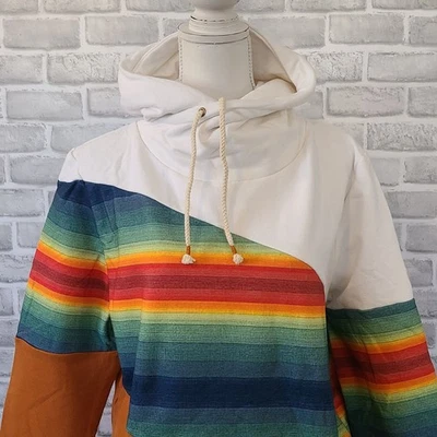 Ampersand Ave Single Hood Sweatshirt All Eyes On Hue Southwest NEW 3XL runs smal - Image 1 of 4