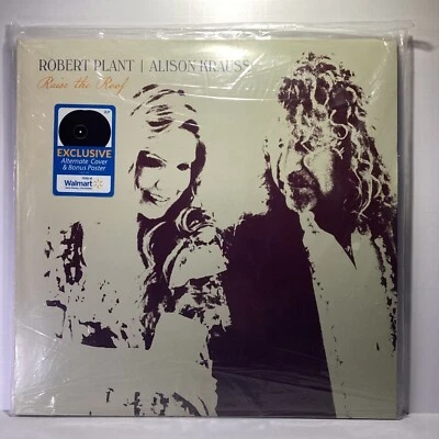 Robert Plant & Alison Krauss "Raise The Roof" 2LP Album W/ Alt Cover and Poster - Image 1 of 2