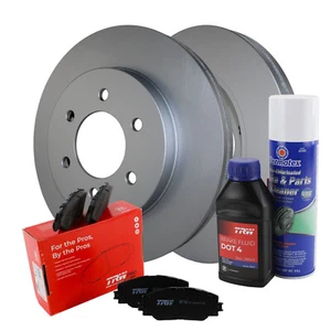Front Brake Kit 330mm Rotors TRW Ceramic Pads For F-150 Mark LT 4WD Base Payload - Picture 1 of 8