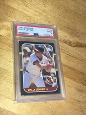 1987 Donruss #135 Wally Joyner RC Rookie PSA 9 Mint California Angels High Grade