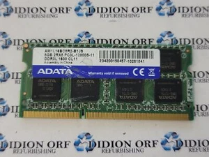 ADATA 8 GB DDR3L LAPTOP RAM PC3L-1600 2Rx8 AM1L16BC8R2-B1JS, SKU 18260 - Picture 1 of 1