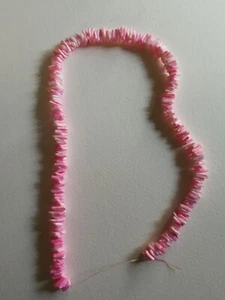 ღ Hobbyauflösung ღ Archenmuschel Perlen 1 Strang rechteckige Heishi Pink ღ #274B - Bild 1 von 2