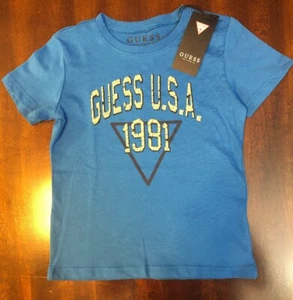 NWT Boy’s Guess Los Angeles Light Blue Shirt Size 5 - Picture 1 of 5