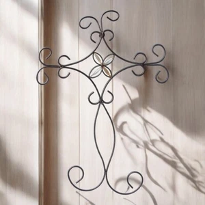 Metallkreuz mit Akzentperlen - Bild 1 von 4