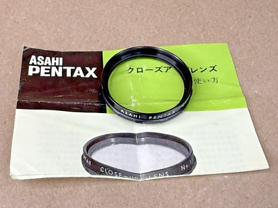 Asahi Pentax 49mm Close Up Lens No 1 Made in Japan-CLEAN - Image 1 of 4