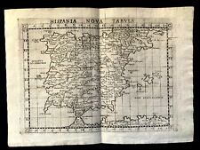 MAP OF NEW SPAIN 1564 from Girolamo Ruscelli PTOLEMY'S GEOGRAPHIA Atlas