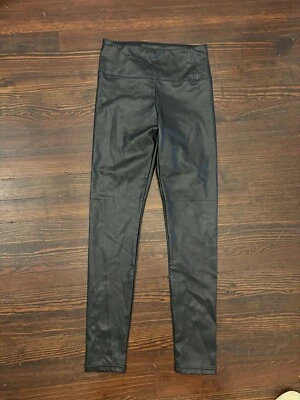 $169 Bagatelle NYC Mujer Negro Imitación Cuero Pull On Elastizado Leggings Talla S Foto 1 de 4