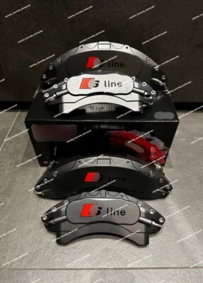 Cubiertas de pinza de freno metálicas personalizadas para Audi A3 8P 2010 Foto 1 de 4