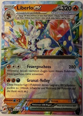 Pokemon Liberlo ex Terakristall | Deutsch 028/142 Stellarkrone | Near Mint - Bild 1 von 2