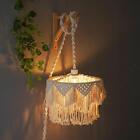 Macrame Lamp Shade Handmade Woven Nordic Bohemian Pendant Light Cover Hanging