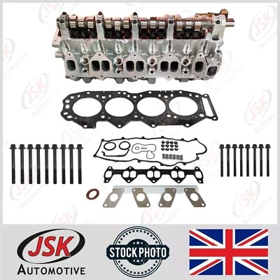 Complete Cylinder Head + Bolts with Top Gasket for Ford Ranger Mazda Bongo 2.5L - Image 1 of 3