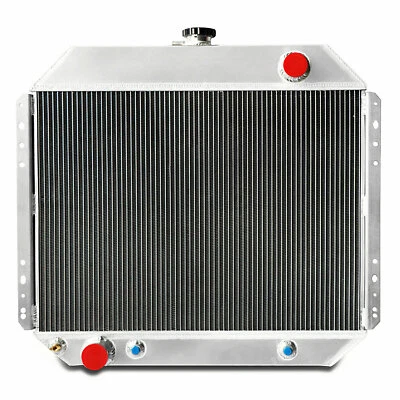 For 1966-79 Ford F100 F150 F250 F350 Bronco Truck 4 Row All Aluminum Radiator,US - Image 1 of 4