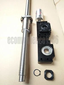 Anti-backlashed DFU2505-700/1000mm Ballscrew&BF20/BK20&14*17mm Coupling - Picture 1 of 5