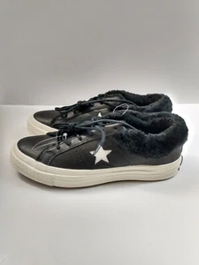 Converse One Star Ox Black 162601c Women Size 7.5 Men's 5.5 New - Picture 1 of 12