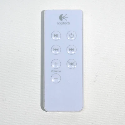 Logitech Speaker Stereo Remote Control White - Original - Tested! - Image 1 of 2