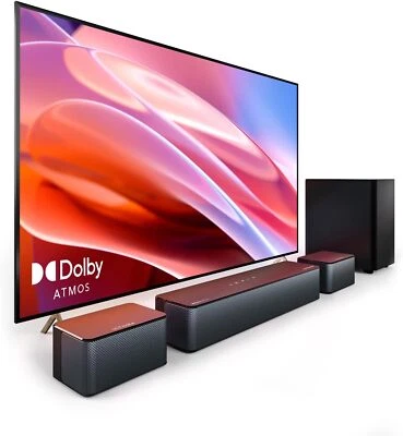 5.1 Dolby Atmos Soundbar, 3D Surround Sound System Soundbar für TV Gerät - Bild 1 von 4
