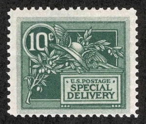 US Sc E7 Green 10¢ 1908 Mint Never Hinged Original Gum - Picture 1 of 1