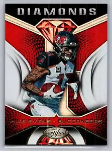 2019 Panini Certified #DI-ME Mike Evans Buccaneers Diamonds - Picture 1 of 2