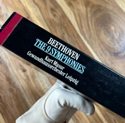 Beethoven Musicasstettes The 9 Symphonies Kurt Masur Gewandhausorchester Leipzig - Image 1 of 4