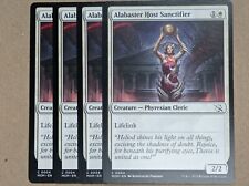 MTG Card - 4 x Alabaster Host Sanctifier - Common - March of the Machine - NM