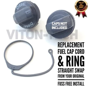 Audi VW Fuel Cap Retaining Strap Tether Cord VW AUDI SEAT Skoda Fuel Cap Strap - Picture 1 of 8