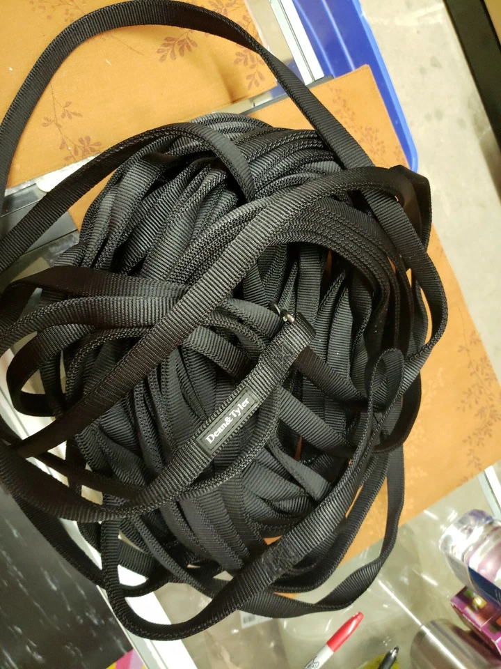 Correa de nailon doble capa para perro Dean & Tyler D&T L TRK-2P SS BK 3/4W125L con... Foto 1 de 1