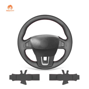 DIY PU Leather Car Steering Wheel Cover for Renault Laguna Latitude 2010 - 2015 - Imagen 1 de 11